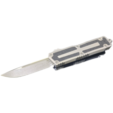 Microtech Microtech Scarab Ⅱ Gen Ⅲ Single Edge Apocalyptic Natural Clear Handle (1278-10APNC)