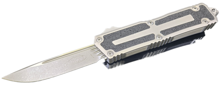 Microtech Microtech Scarab Ⅱ Gen Ⅲ Single Edge Apocalyptic Natural Clear Handle (1278-10APNC)