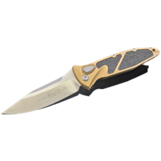 Microtech Microtech Socom Elite Auto Stonewash Standard Edge Tan Handle (160A-10TA)
