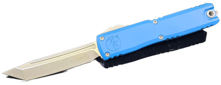 Microtech Ultratech Gen Ⅲ ZBP Apocalyptic Tanto Edge Blue Handle