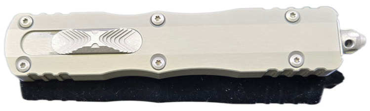Microtech Microtech Dirac Delta Apocalyptic Standard Blade Natural Clear Handle (227-11APNC)
