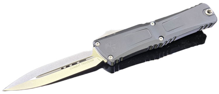 Microtech Microtech Combat Troodon Gen Ⅲ Double Edge Stonewash Black Handle (1142-10)