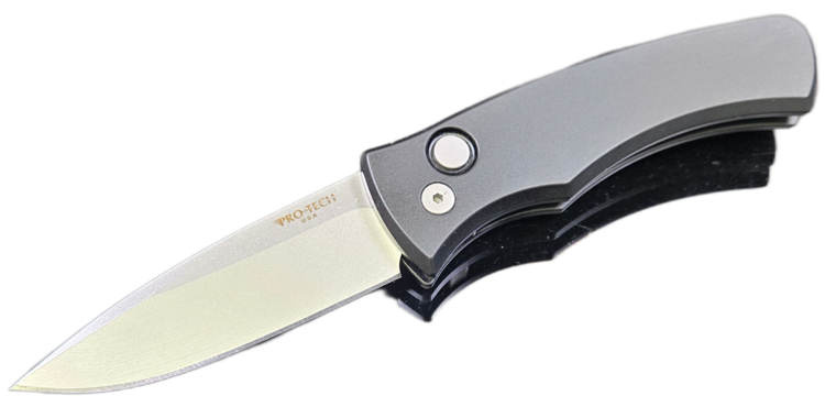 Pro-Tech Pro-Tech Duke 2 Black 6061 Aluminum Handle Stonewash Magnacut Blade