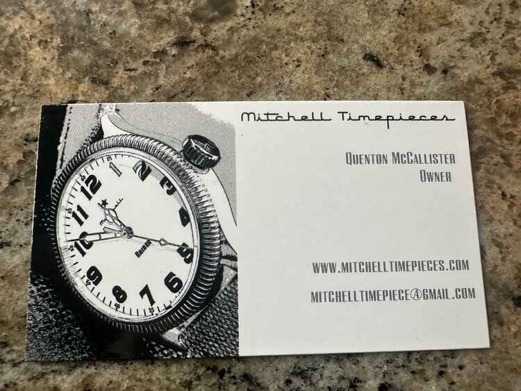 Mitchel Timepieces Raider Vintage pilot style watch , White dial