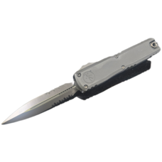 Microtech Ultratech Gen Ⅲ ZBP D/E DLC Partial Serrated Shadow (1122-2DLCTSH)