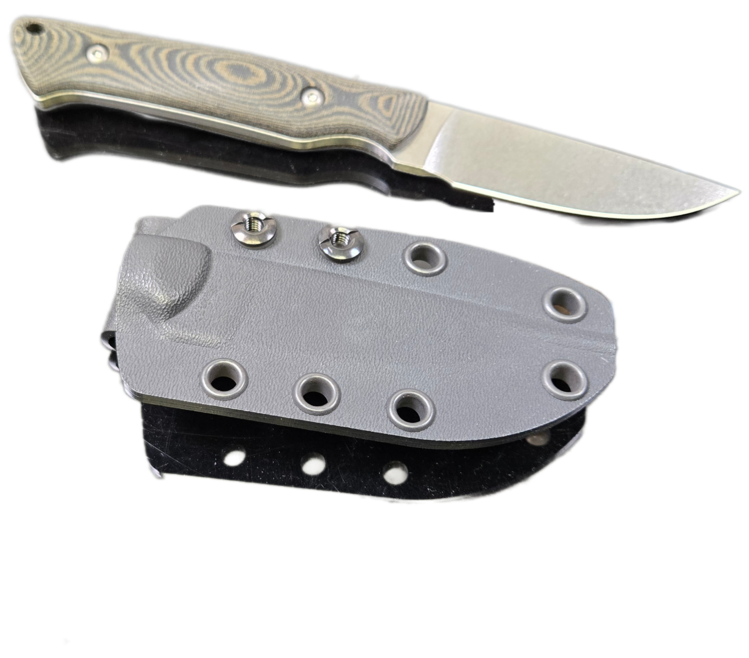 White River White River Small Game, Black & O.D. Linen Micarta, Magnacut Steel