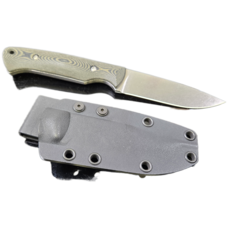 White River White River Hunter, Black & O.D. Linen Micarta, Magnacut Steel (WRHNT-LBO-MAG)