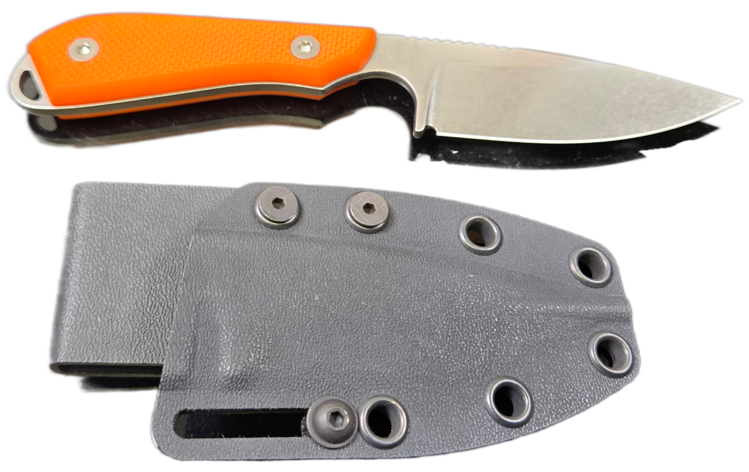 White River White River M1 Pro, Orange Textured G10, Magnacut Steel ( WRM1-TOR-MAG)