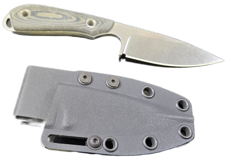 White River White River M1 Caper, Black & O.D. Linen Micarta, Magnacut Steel ( WRM1-LBO-MAG)