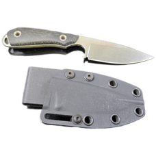 White River White River M1 Caper, Black Burlap Micarta, Magnacut Steel (WRM1-BBL-MAG)