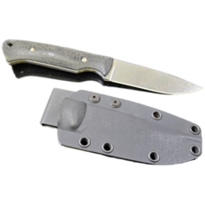 White River White River Hunter, Black Burlap Micarta, Magnacut Steel (WRHNT-BBL-MAG)