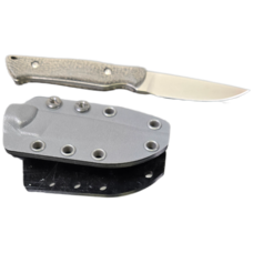 White River White River Small Game, Black Burlap Micarta, Magnacut Steel (WRSG-BBL-MAG)