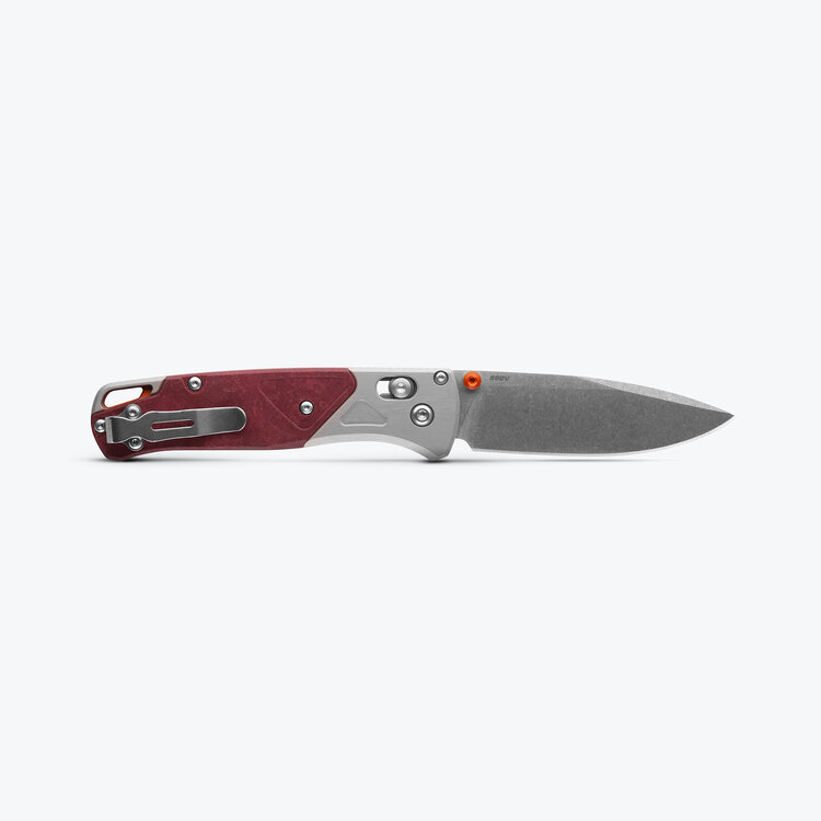 Benchmade Benchmade Bugout Gray/Redstone Aluminum & Richlite (535-09)