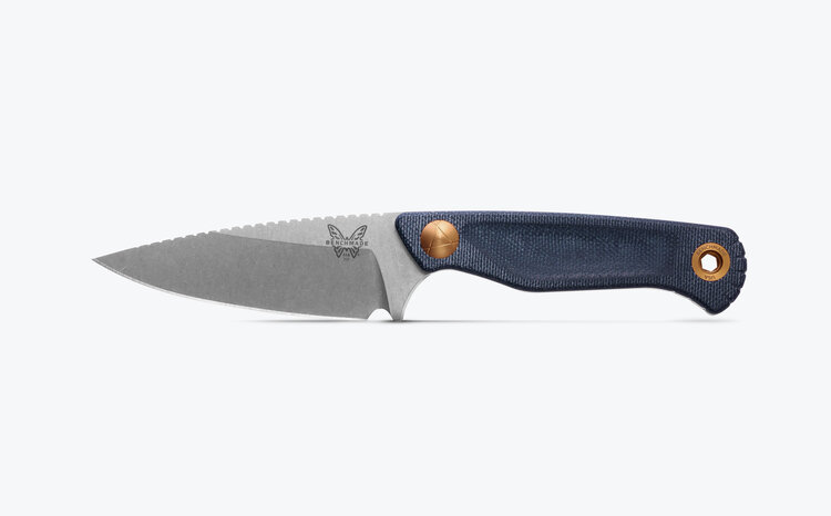 Benchmade Benchmade Dacian Satin Magnacut Blade Blue Denim Handles (203-04)