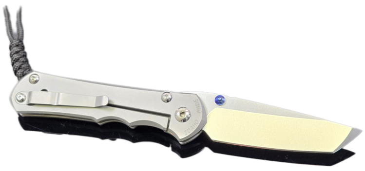 Chris Reeve Knives Chris Reeve Large Inkosi Plain Tanto Glass Blasted Handles (LIN-1130)