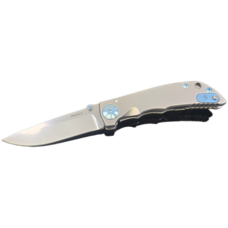Spartan Blades Spartan Blades Spartan Harsey Folder Stonewash Blade Satin Frame Blue Ano Hw