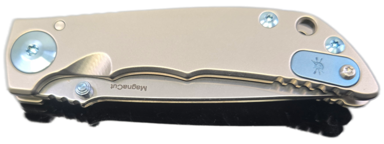 Spartan Blades Spartan Blades Spartan Harsey Folder Stonewash Blade Satin Frame Blue Ano Hw