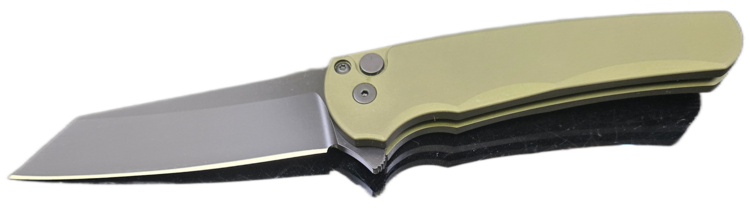Pro-Tech Pro-Tech Malibu Flipper Green Handle reverse Tanto Magnacut Blade (5403-GREEN)