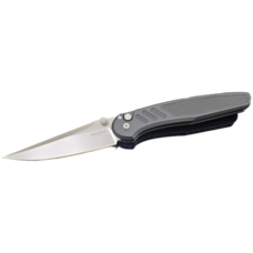 Pro-Tech Pro-Tech Peace Neighbor Designed Avalon Knurled Black Alum Handle Stonewash Magnacut Blade  (PN1101