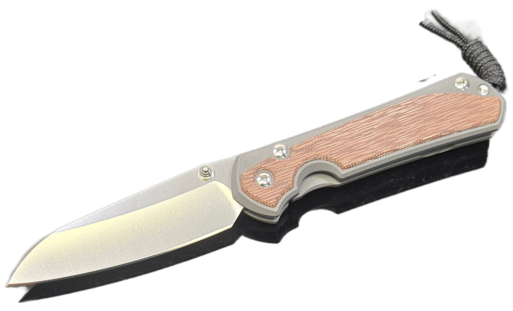 Chris Reeve Large Sebenza 31  Insingo Blade Natural Canvas Micarta Handle (L31-1222)