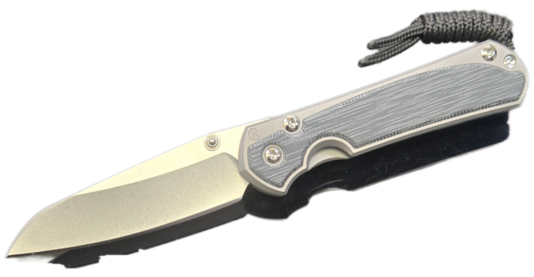 Chris Reeve Knives Chris Reeve Large Sebenza 31 Insingo Blade Black Canvas Micarta Glass Blasted Handle (L31-1224)