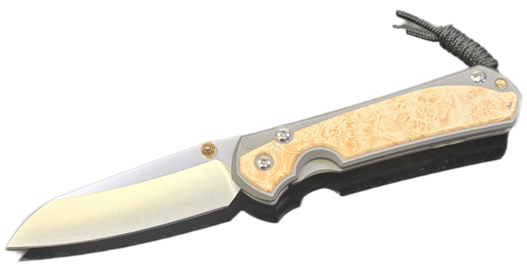 Chris Reeve Large Sebenza 31 Box Elder Inlay Insingo Blade (L31-1126)