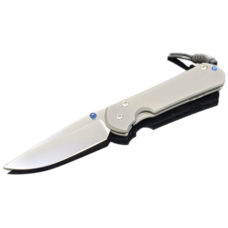Chris Reeve Knives Chris Reeve Large Sebenza 31 Drop Point Blade Plain Glass Blasted Handle (L31-1644)