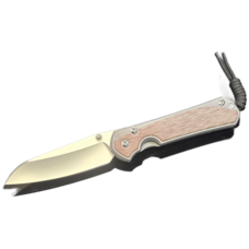 Chris Reeve Knives Chris Reeve Small Sebenza 31 Natural Glass Blasted Canvas Micarta Inlay Insingo Blade (S31-1226)