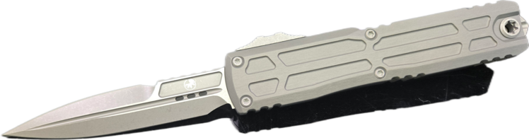Microtech Microtech Ultratech EX-ZBP Bayonet  Signature Series Natural Clear Apocalyptic Standard (1120EX-10APNCS)