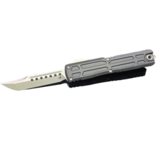 Microtech Microtech Ultratech EX GEN III ZBP Hellhound Stonewash Standard Black Signature Series (1119EX-10S)