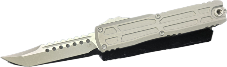 Microtech Microtech Ultratech EX-ZBP Hellhound Signature Series Natural Clear Apocalyptic Standard (1119EX-10APNCS)