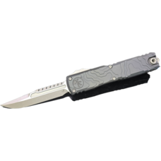 Microtech Microtech Ultratech Gen IV Interceptor Signature Series Topographic Deep Engraved Apocalyptic Standard (11174-TP10APS)