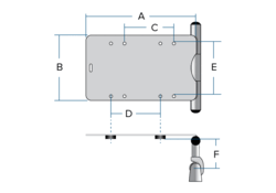 NRS Frame Flip Seat Mount