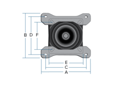 NRS Swivel and Plates for Padded Raft Seats