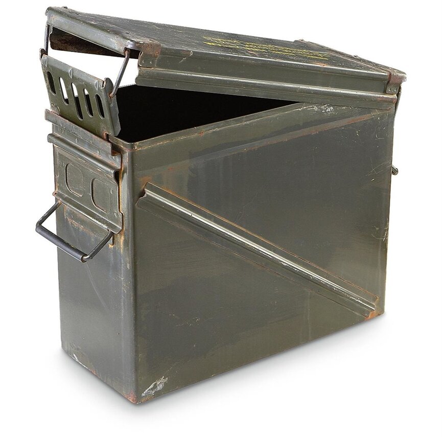 Military Surplus Rocket Box Ammo Can 20mm