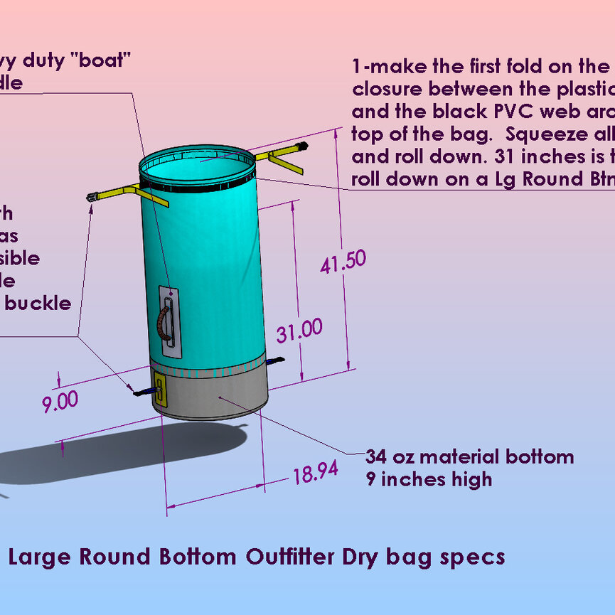 Jack's Plastic Welding Round Bottom Outfitter Large