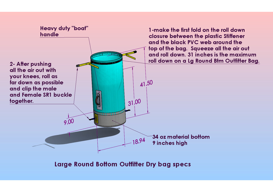 Jack's Plastic Welding Round Bottom Outfitter Large