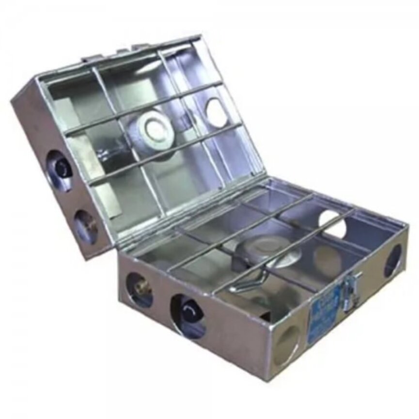 Partner Steel 2 Burner 9" stove with break-apart hinge