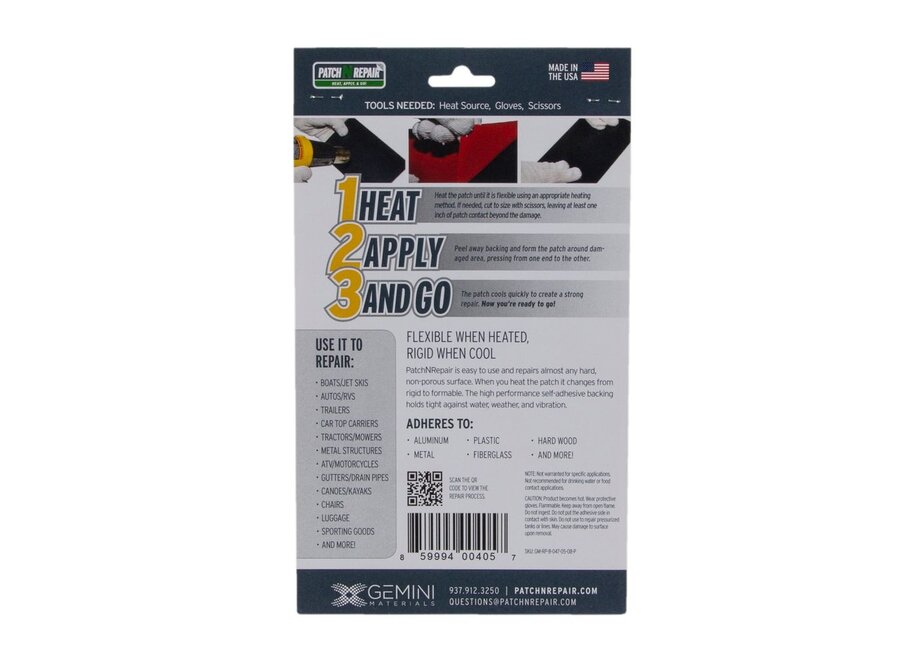 PatchNRepair 5" x 8" Repair Patch