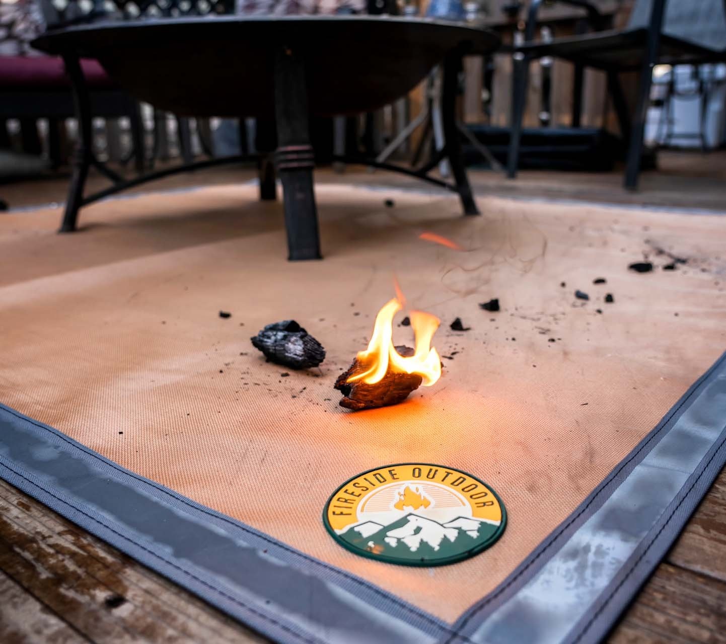 fireside outdoor ember mat