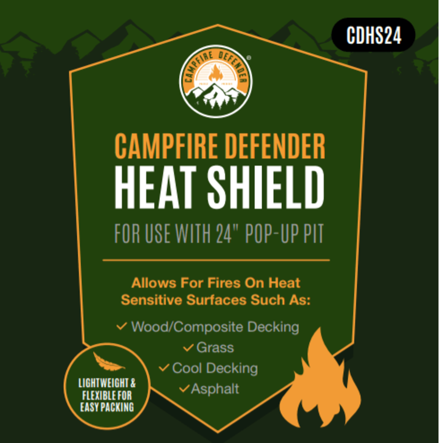 Fireside Outdoors Pop-Up Pit Heat Sheild