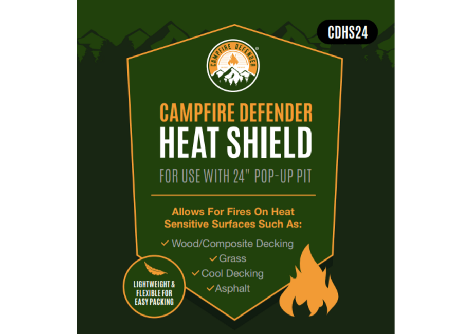 Fireside Outdoors Pop-Up Pit Heat Sheild