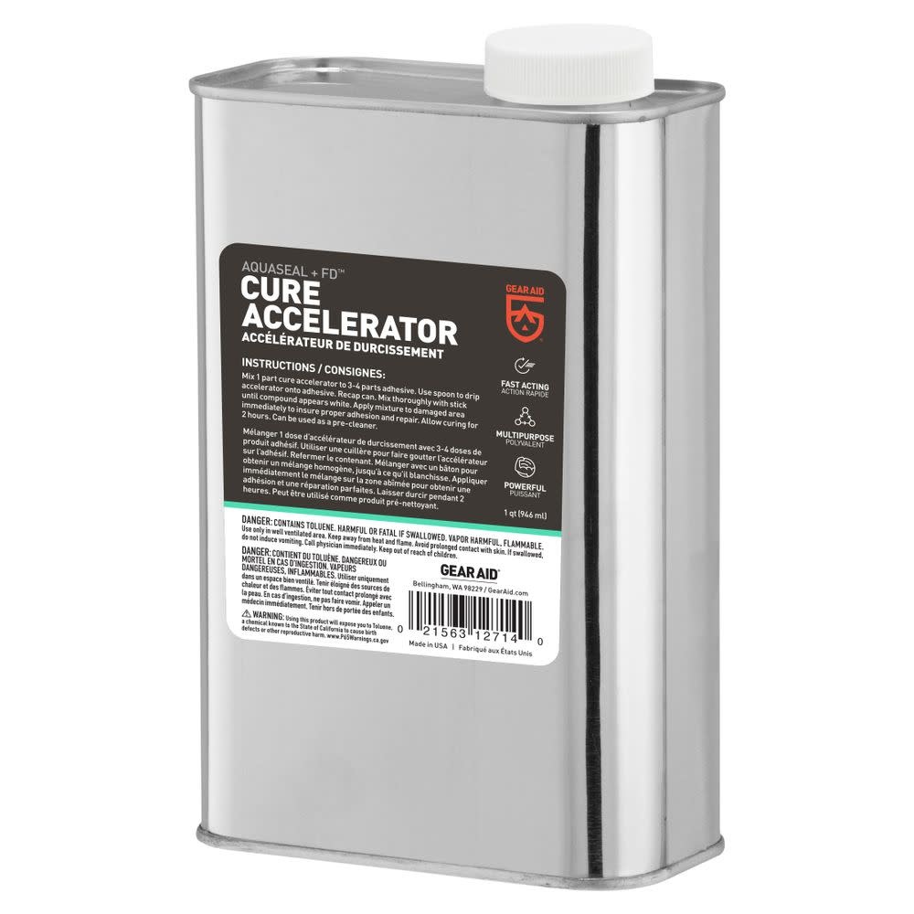 Gear Aid Aquaseal+FD Repair Adhesive + Cure Accelerator