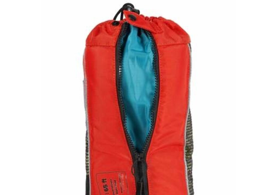 Level Six Quickthrow Pro - 3/8 static polypropylene floating rope - Orange