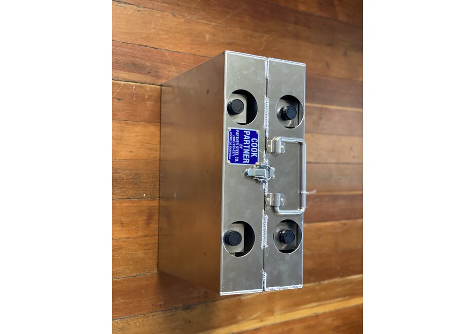 Partner Steel 4 Burner 16" w/ Break-apart Hinge (Rocket Box Size)