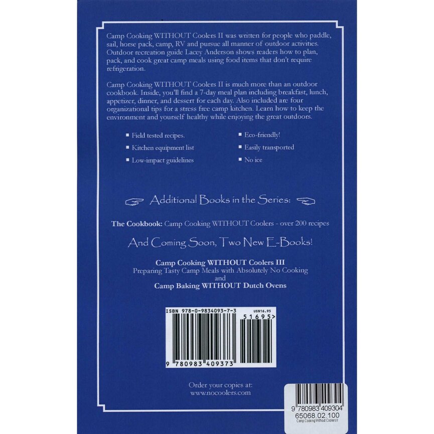 Camp Cooking WITHOUT Coolers II Book