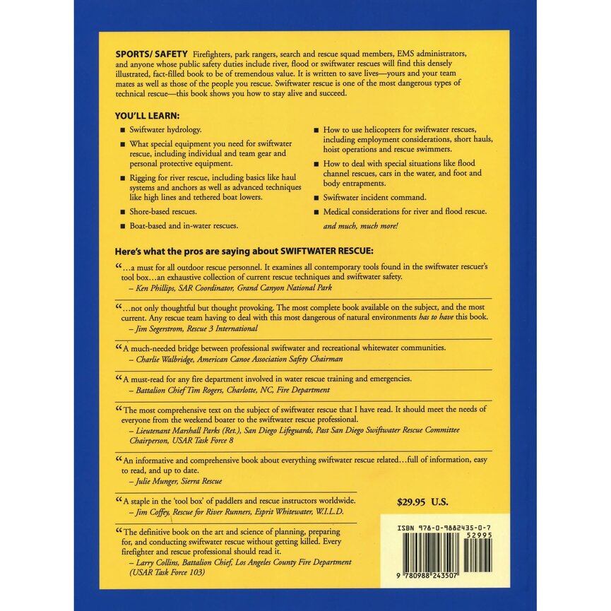 Swiftwater Rescue Book - 2nd Edition