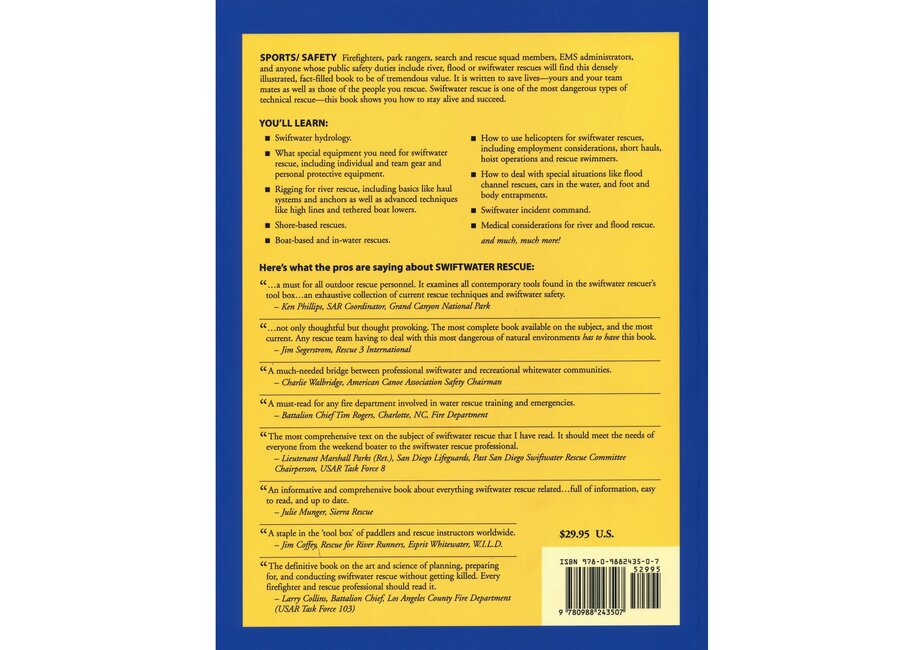 Swiftwater Rescue Book - 2nd Edition