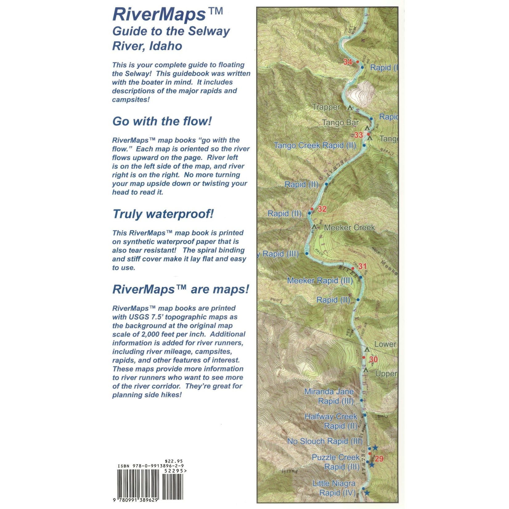 Rivermaps RiverMaps Selway River Guide Book