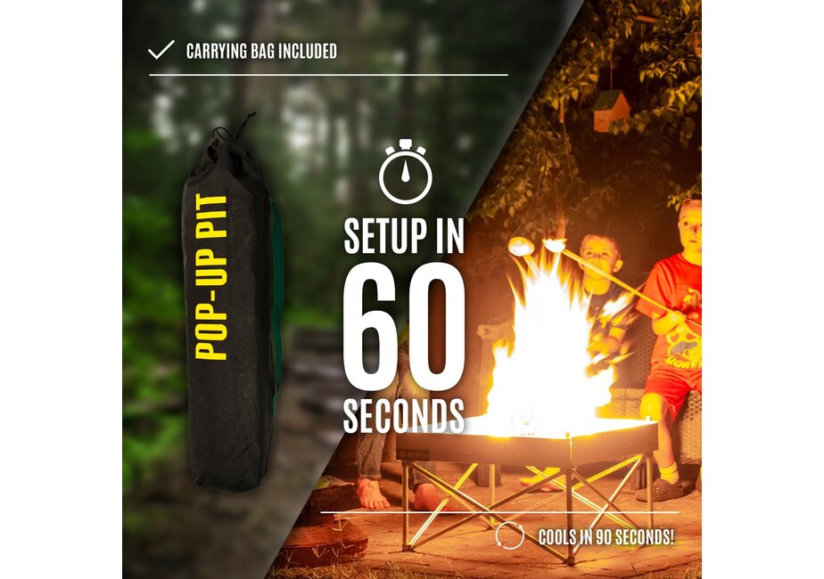 Fireside Outdoor Pop-Up Pit